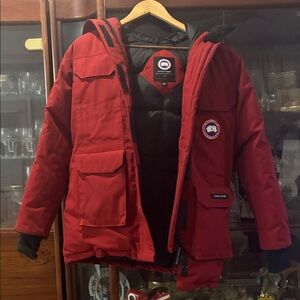 Canada Goose Expedition Parka Women’s Red Puffer Jacket